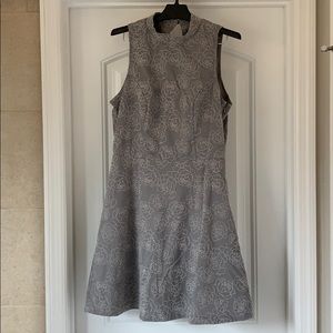 Lauren Conrad fealty gray roses dress!